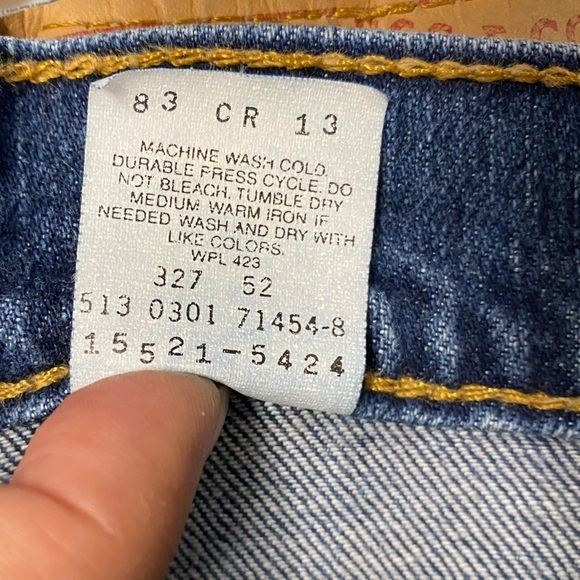 Women’s Levis 512 Slim Fit Tapered Leg High Waisted Blue Denim Jeans Size 10 M - Picture 10 of 10